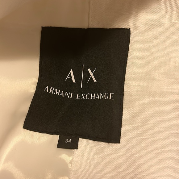 ARMANI EXCHANGE  Men’s Blazer color White size 34 - Picture 16 of 16